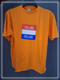 Heren T-shirt L - XL - XXL Holland vlag LED